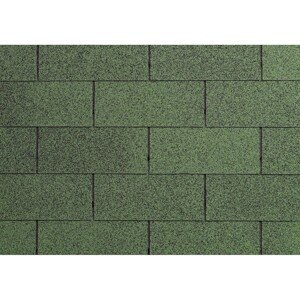 Onduline Asfaltový šindeľ Bardoline CLASSIC obdĺžnik 3T, zelený mix, 2 m2