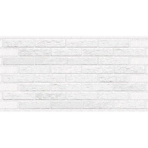 NMC Dekoračný nástenný panel PVC Brick Old White 0,35 mm, 98 x 48,5 cm