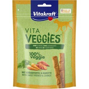 Vitakraft Tyčinky Vita Veggies Stickies so sladkým zemiakom a mrkvou, 80 g