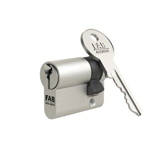 FAB 2** Jednostranná cylindrická vložka 2.01/DNm 30+10, 3 kľúče