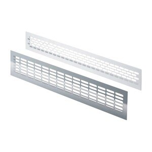 Den Braven Mriežka vetracia hliníková, biela, 480 x 80 mm