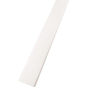 Fuchs Design Hliník. zakonč.profil pre luxfery hr.8 cm, prášk.lak. biely 1,25 m