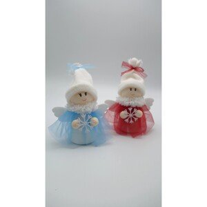 BD-Tova Figúrka anjelik v šatách, rôzne farby, 18 cm