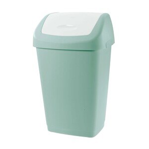 Tontarelli Odpadkový kôš AURORA Swing Bin zelená/biela, 31 x 25 x 52 cm, 25 l