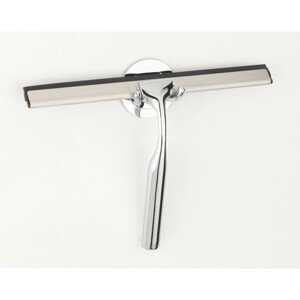 Wenko Kúpeľňová stierka Terni Plus, nerezová oceľ/silikón, 24,5 x 16,5 cm