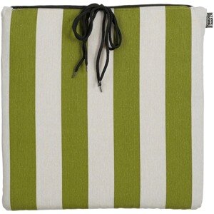 In the Mood Podsedák so šnúrkami Osborn, zelená, 40 x 40 x 5 cm