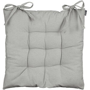 In the Mood Podsedák s látkovými šnúrkami Paddy, svetlo sivá, 46 x 46 x 7 cm