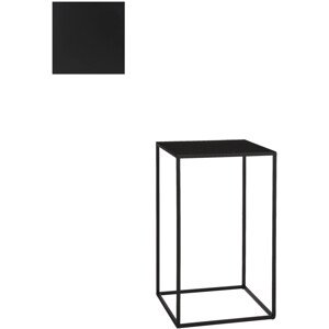 Mica Decorations Odkladací stolík Quinty, čierna, 30 x 30 x 50 cm