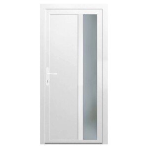 PANTO Plastové vedľajšie vchodové dvere K 511 biele 98 x 198 cm, Ľ