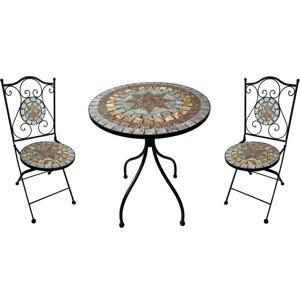 Súprava balkónového nábytku Westside 3-dielna mozaiková