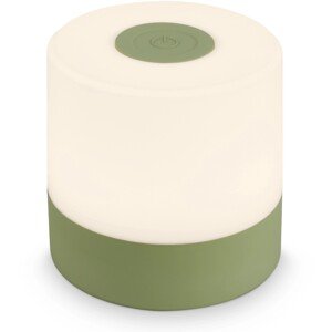 Briloner Dobíjacia stolná lampa 2 W, 150 lm, 2700 K, IP44, zelená, pr. 7 x 7 cm