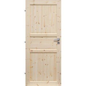 RADEX Falcové interiérové dvere ROUEN plné, smrekové drevo, 90 Ľ