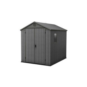 Keter Plastový záhradný domček Darwin 6x8, sivá, 190 x 244 x 221 cm