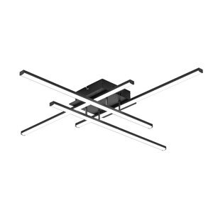 Ecolite LED svietidlo KRIS čierne 37 W, 1500 lm, 4000 K, 680 x 680 x 90 mm