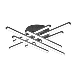 Ecolite LED svietidlo XENA čierna 42 W, 2010 lm, 4000 K, 510 x 510 x 90 mm