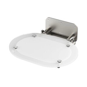 RAVAK Sprchové sedadlo Chrome clear/nerez