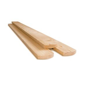 Maone Plotovka so zaobleným koncom, smrek, 1200 x 82 x 18 mm