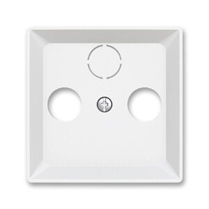 ABB Kryt zásuvky TV+R+SAT Zoni, matná biela