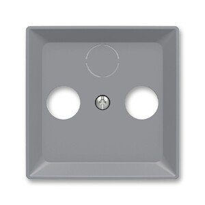 ABB Kryt zásuvky TV+R+SAT Zoni, sivá