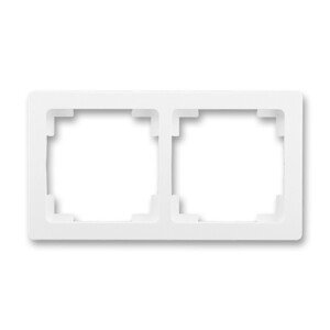 ABB Rámček 2-násobný Swing L, biela