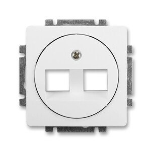 ABB Kryt zásuvky dátovej Swing L, biela