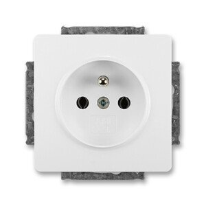 ABB Zásuvka 1 násobná Swing L, biela