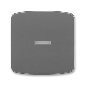 ABB Kryt spínača jednoduchý s priezorom Tango, dymovo sivá