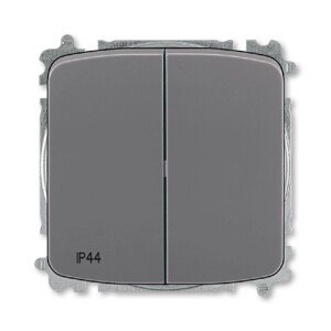 ABB Prepínač sériový IP44 Tango (r.5), dymová sivá