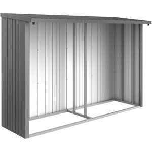 Biohort Zadná stena pre WoodStock 300 kremeňovo sivá, 288,6 x 1,1 x 196,5 cm