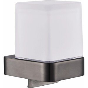 RAV Slezák Dávkovač tekutého mydla Níl NLA0304MG, metal grey/sklo, 200 ml