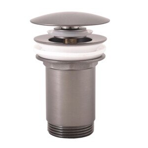 RAV Slezák Umývadlový výpust Click-Clack MD0484MG, metal grey, 5/4"