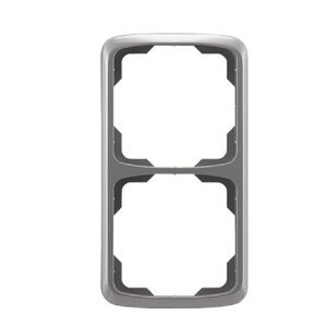 ABB Dvojrámček zvislý Tango dymová sivá, 81 x 152 x 12 mm