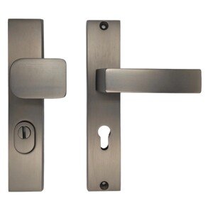 Cobra Štítové ochranné dverné kovanie C201 PZ72 LI/RE prekrytka, titánová