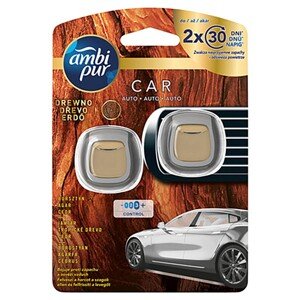 Ambi Pur Vôňa do auta CAR Jaguar Duopack Wood 2 x 2 ml