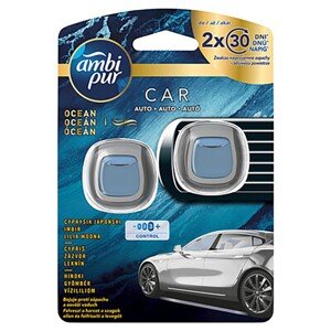 Ambi Pur Vôňa do auta CAR Jaguar Duopack Ocean 2 x 2 ml