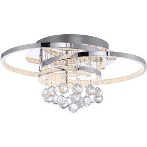 Paul Neuhaus LED stropné svietidlo ROTAZO chróm 45 x 33 cm