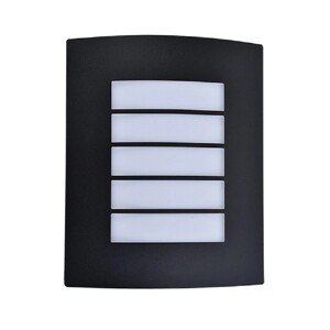 Lutec Vonkajšie nástenné svietidlo SLIM, IP44, tmavo sivá, 23 x 30 x 10 cm