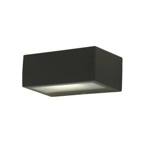 LUTEC Nástenné svietidlo GEMINI tm. sivé 1 x E27 max. 40W IP54 70x110x170mm