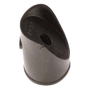 PILECKÝ Koncovka vzpery PVC, čierna, pr. 38 mm