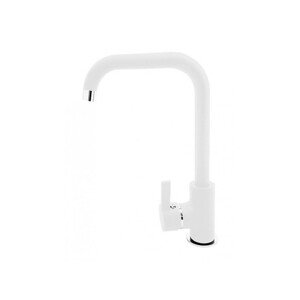 Pyramis Granitová stojanková drezová batéria Silvio, snehovo biela