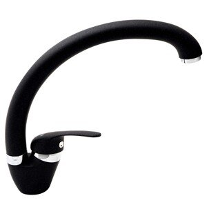 Pyramis Granitová stojanková drezová batéria Ossia, čierna