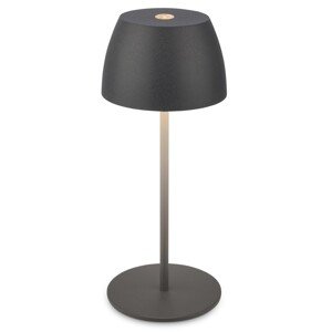 Briloner Dobíjacia stol. lampa Serina Mini 2,5 W 150lm 2700K antracit pr. 8x20cm
