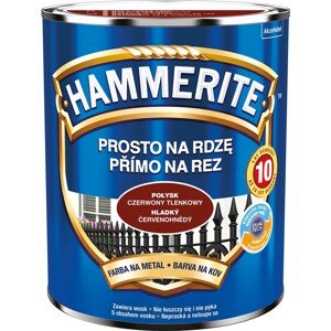 Hammerite Priamo na hrdzu farba na železné kovy hladká červenohnedá 0,7 l