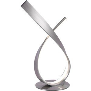 Paul Neuhaus Stolová LED lampa Linda, 11W, 1375lm, 3000K, oceľová, 17 x 38,5 cm