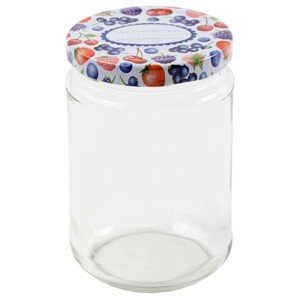 Zaváracie poháre s viečkom Lesné plody 390 ml, 6 ks