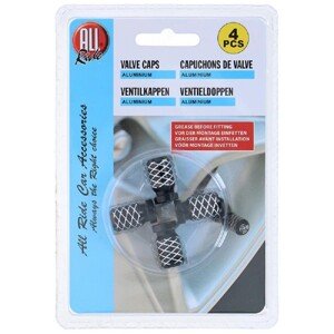 ALL RIDE Čiapočky na ventily Špirála, 4 ks