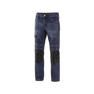 CXS Nohavice pánske jeans NIMES I modro-čierne 54