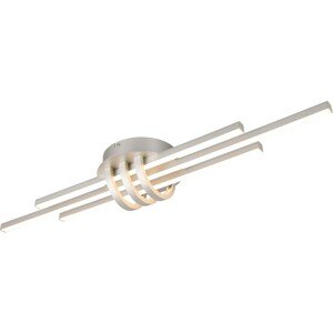 Reality Stropné LED svietidlo Cinto, 20W, 3000K, matný nikel, 81 x 10,5 x 18 cm