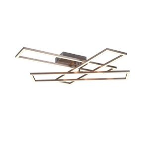 REALITY LED stropné svietidlo CORSO mat.nikel 36W 4600 lm 2700-6000 K 66x10x60cm
