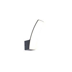 Lutec Vonkajšie nástenné LED svietidlo KILO 3000K tm.sivá 69 x 155 x 204 mm